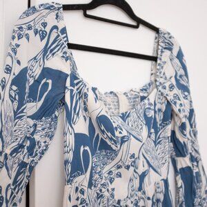 Reformation Mica Midi Dress in Avian NWOT